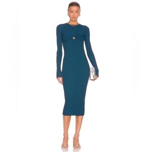 Helmut Lang Ribbed Knit Dress